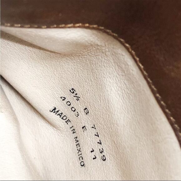 Frye Shirley Over The Knee Riding Foldover Boots distressed Leather Brown 5.5 - Picture 7 of 8